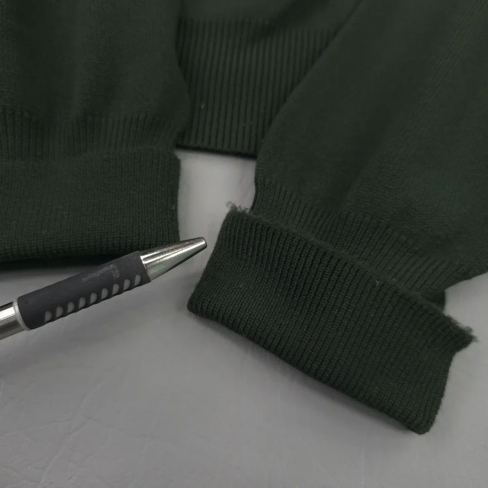 Vintage Puritan Sweater Mens Large Green Ban-Lon Knit Collared Pullover USA 50s